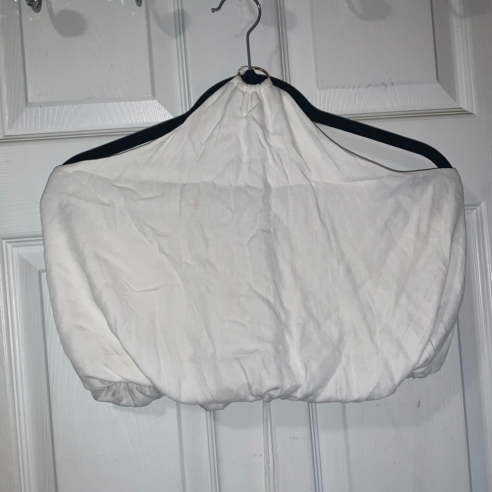 White Halter Top